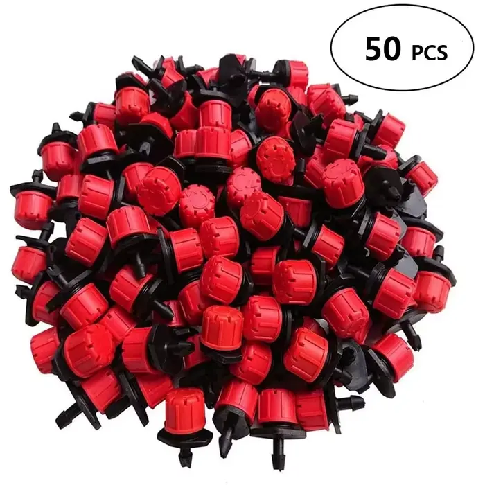 50-800 pièces goutteurs d'irrigation réglables arroseurs 1/4 ''émetteur goutteur Micro arroseurs d'i
