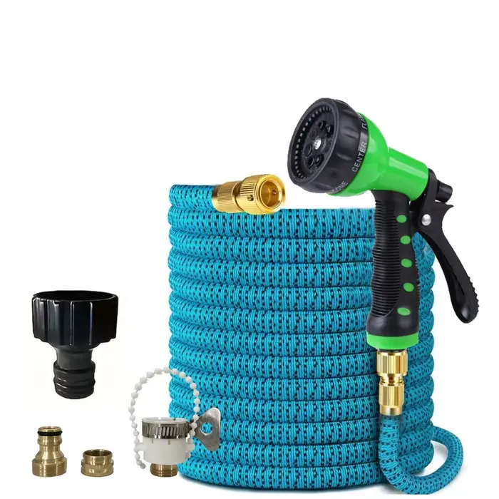 Pistolet à eau haute pression pour lavage de voiture Garden Magic avec tuyau flexible et ensemble de