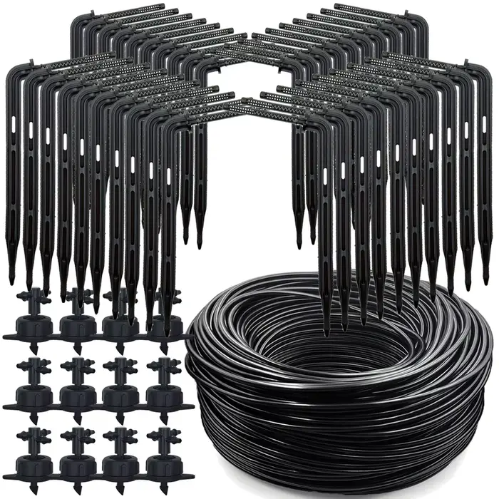 WUJIE D'irrigation Goutte À Goutte de Serre 4 voies 3/5mm Goutte À Goutte Flèche 2 voies Émetteur D'