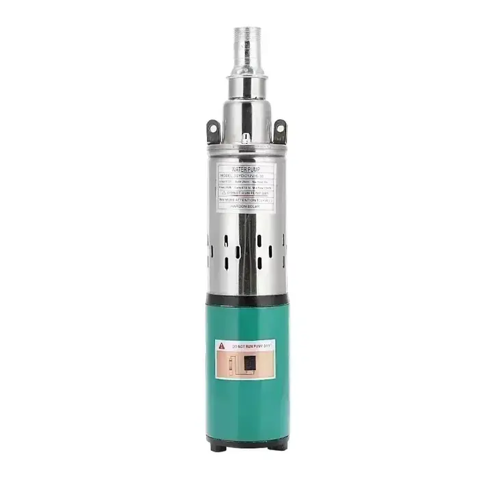 Pompe à Eau Solaire pour Puits Profond, 20L/min, 30m-45m, Fil de 9m, 12V 24V, Vis SubSN, Irrigation 