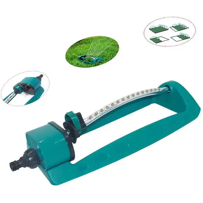Arroseurs de jardin AA81-2X buse pivotante automatique en polypropylène et acier inoxydable pour irrigation de pelouse et arrosage de jardin occassions spéciales