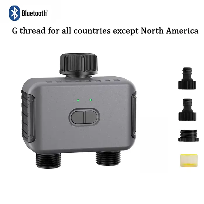 Zigbee/BT minuterie d'eau automatique double tuyau système d'arrosage