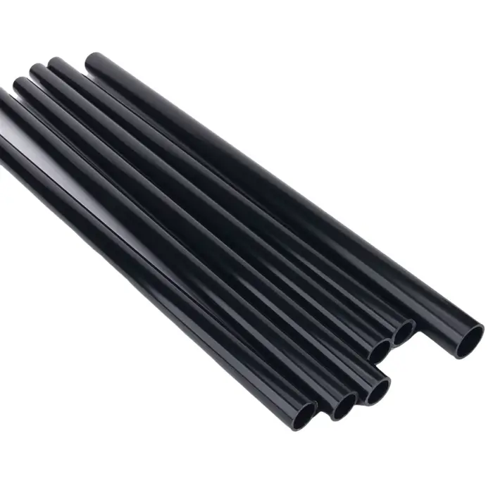 Tuyau d'eau d'irrigation de jardin en PVC noir de 50cm de Long