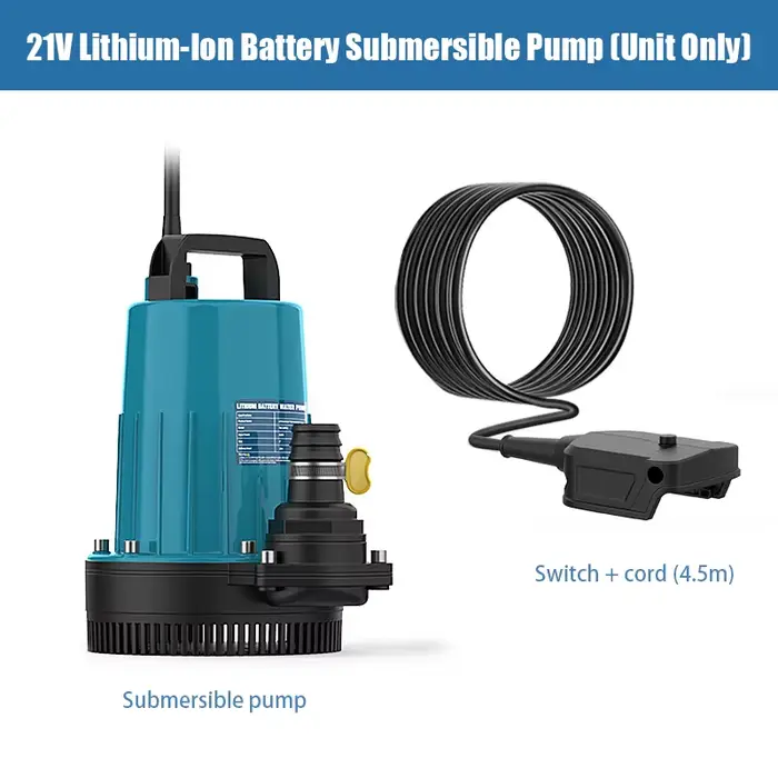 Pompe submersible 21V Lithium portable pour arrosage jardin piscine aquarium排水泵产品描述，这里给出的是一个针对园艺和水族箱等用途的便携式锂电池驱动水泵的HTML页面。页面强调了产品的便利性和多功能性，同时解释了每个特性如何给用户带来实际的好处。最后给出了一个SEO优化的标题，该标题基于产品的特性和功能，包含了多个关键词以吸引潜在客户。
