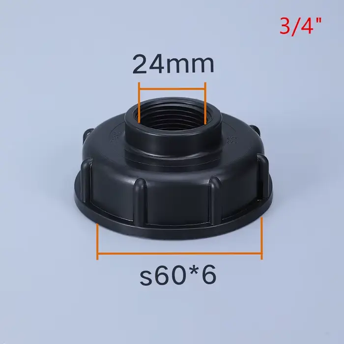 Raccords de réservoir IBC Durables S60X6 Connecteurs d'eau de jardin Polyvalents Adaptateurs de Remplacement de Valve de Réservoir Occasions Spéciales