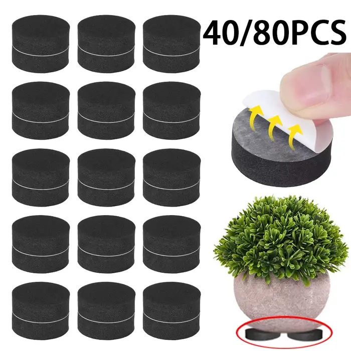 Rehausseurs de pieds en caoutchouc naturel pour pots de fleurs, polymères invisibles, accessoires de
