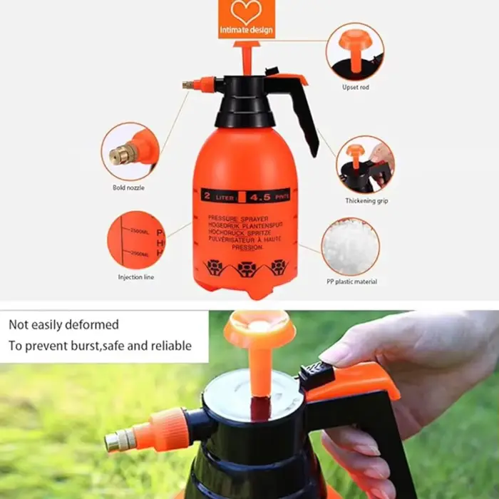 Arrosoir pulvérisateur pour plantes d'intérieur en plastique PP rouge - Entretien facile et irrigation précise pour jardiniers et passionnés de plantes