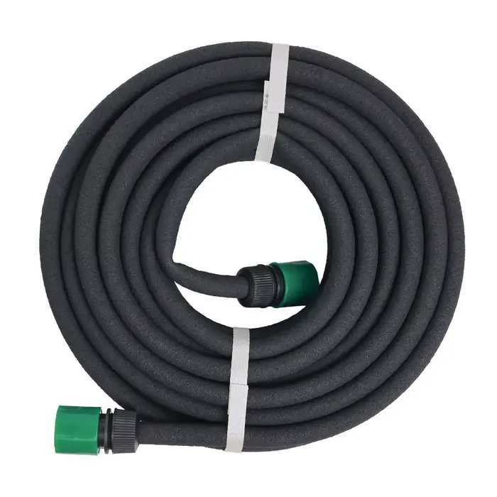 Tuyau d'arrosage poreux anti-âge en caoutchouc, tuyau de jardin à connexion rapide, arrosage efficac