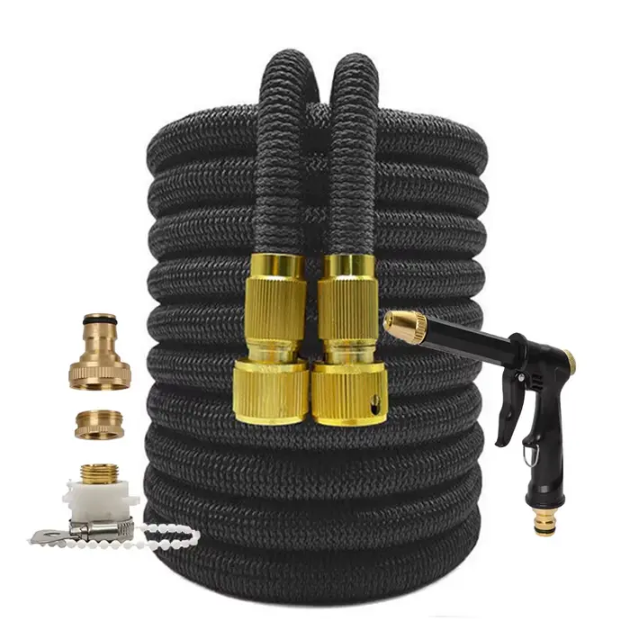 Garden hose garden watering water gun retractable garden watering water pipe garden magic water pipe irrigation tool