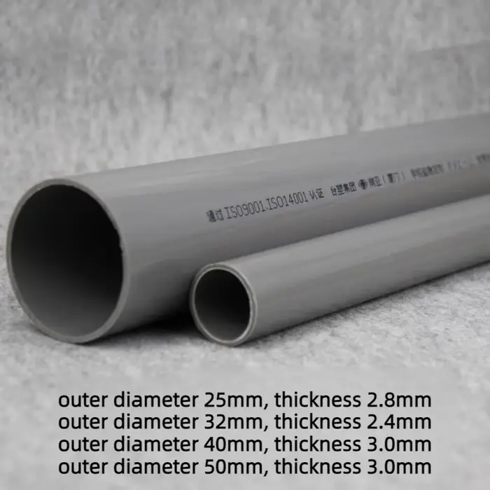 Tuyau d'alimentation en eau en plastique PVC coude à trois voies union droite joint de raccord tuyau d'eau potable UPVC pour jardin terrasse exploitation agricole