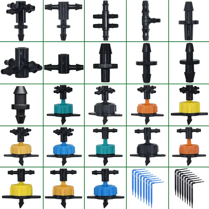 KESLA-Arroseur d'irrigation goutte à goutte de jardin, 1/8 ", 4 voies, connecteur de tuyau d'eau, tu
