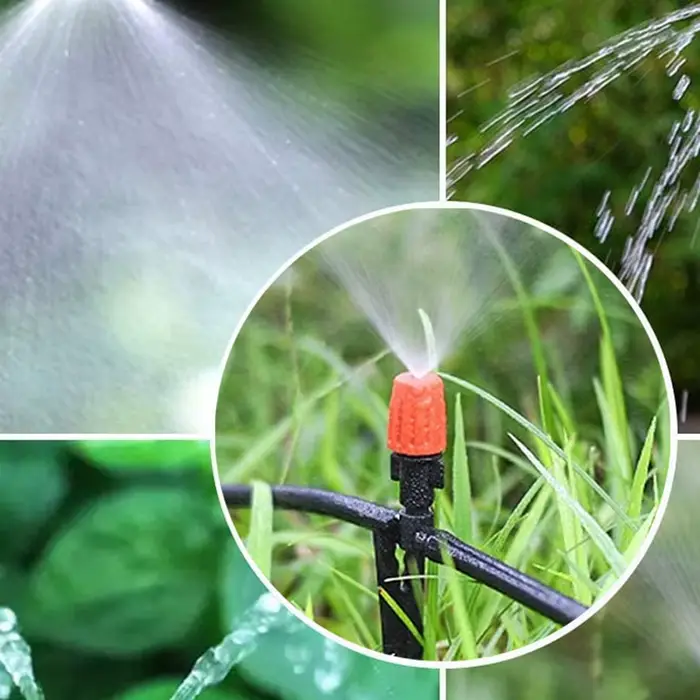 Pulvérisateur goutte-à-goutte à buse pour jardin micro système d'irrigation automatique arrosage plantes économie d'eau et de temps pour jardiniers amateurs occassions spéciales