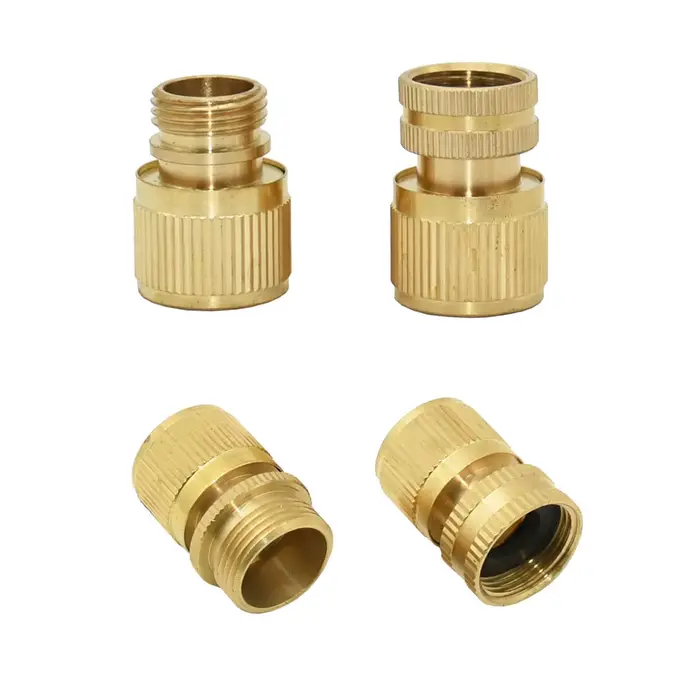 Connecteur rapide de odorà eau de jardin, filetage en laiton 1/2 3/4 ", connecteur de lave-linge de 
